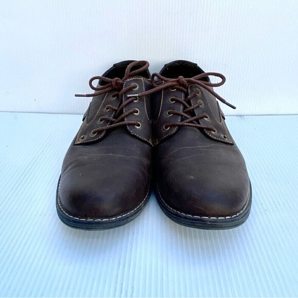 Levi’s 13 Brown COMFORT Lace up dress shoes used great condition - Picture 3 of 12